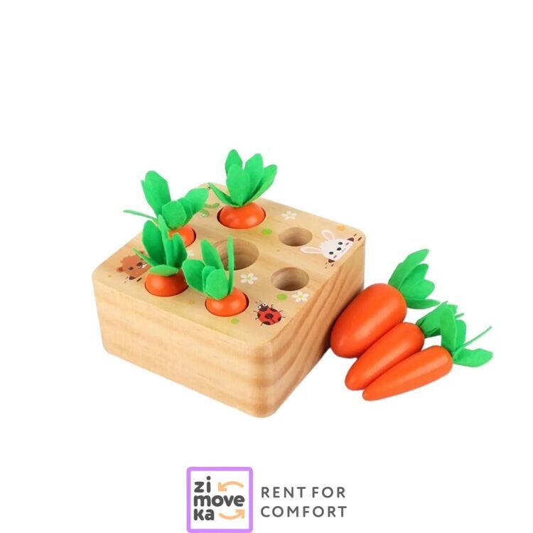 Wooden toy garden