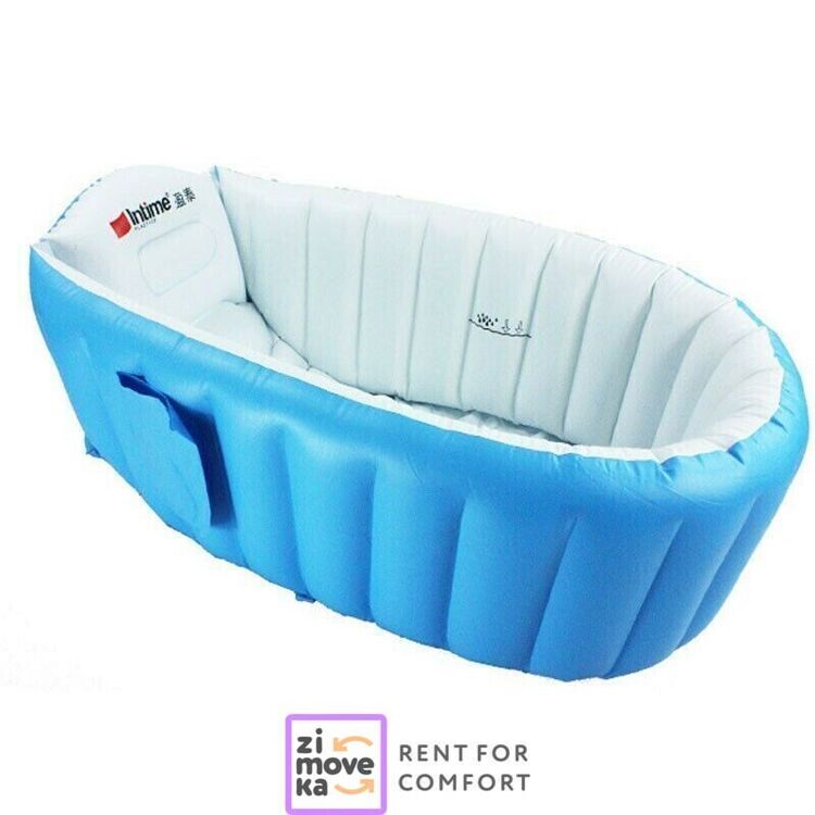 Inflatable baby bathtub