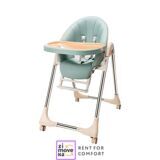 Adjustable feeding chair with wheels