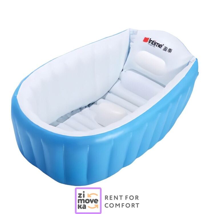 Inflatable baby bathtub