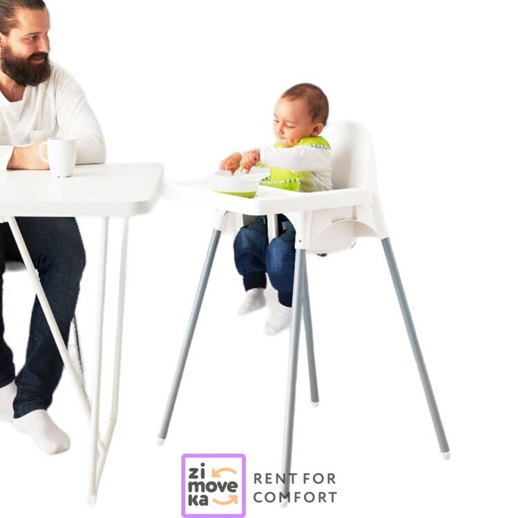 High chair for feeding children