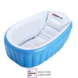 Inflatable baby bathtub