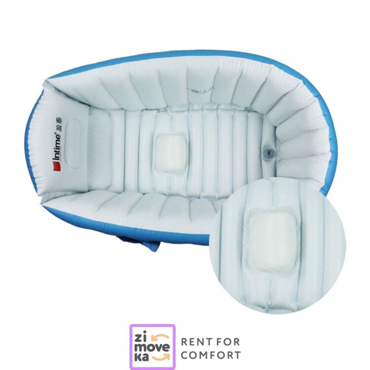 Inflatable baby bathtub