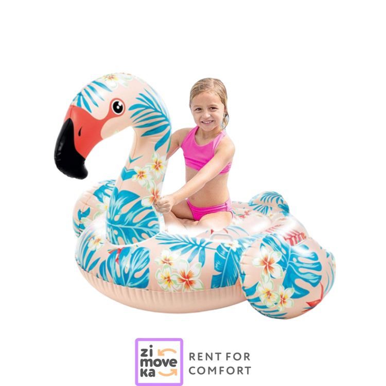 Inflatable flamingo